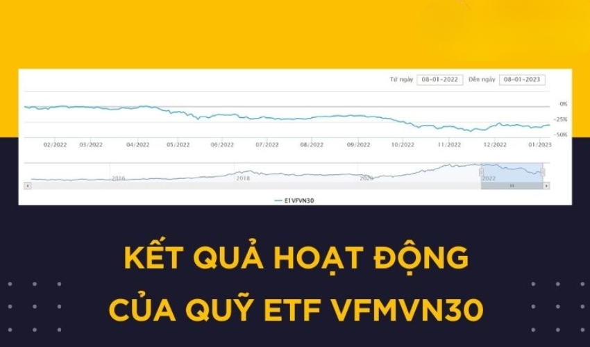 Ví dụ về lịch sử hoạt động của quỹ ETF VFMVN30